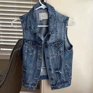 KanCan Blue Denim Vest